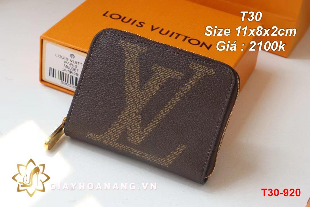 T30-920 Louis Vuitton ví size 11cm siêu cấp