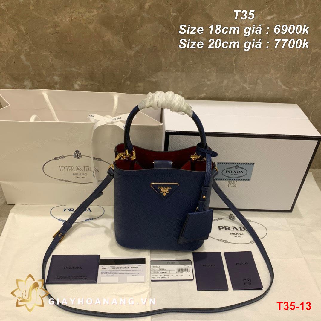 T35-13 Prada túi size 18cm , 20cm siêu cấp