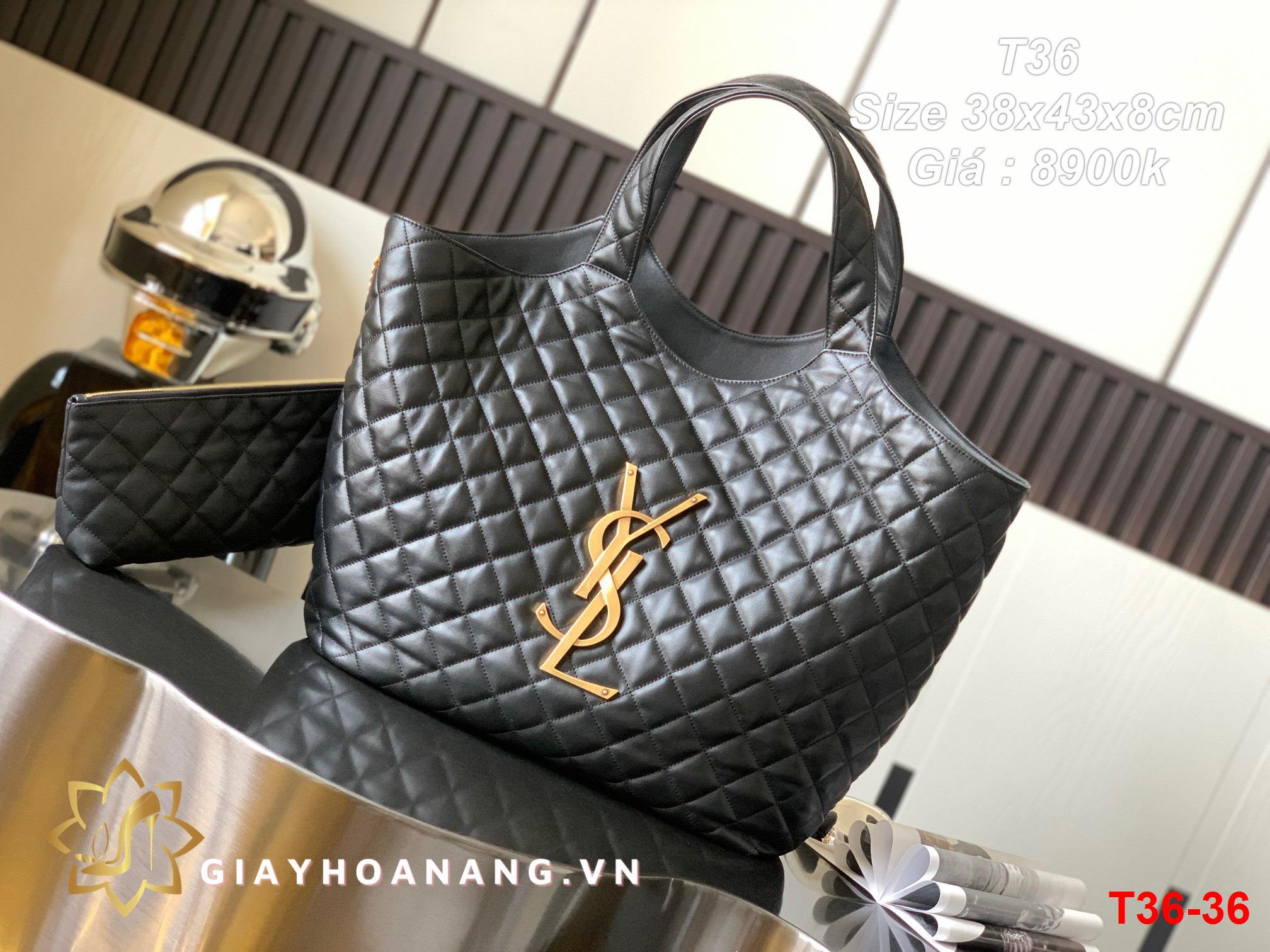 T36-36 Saint Laurent túi size 38cm siêu cấp