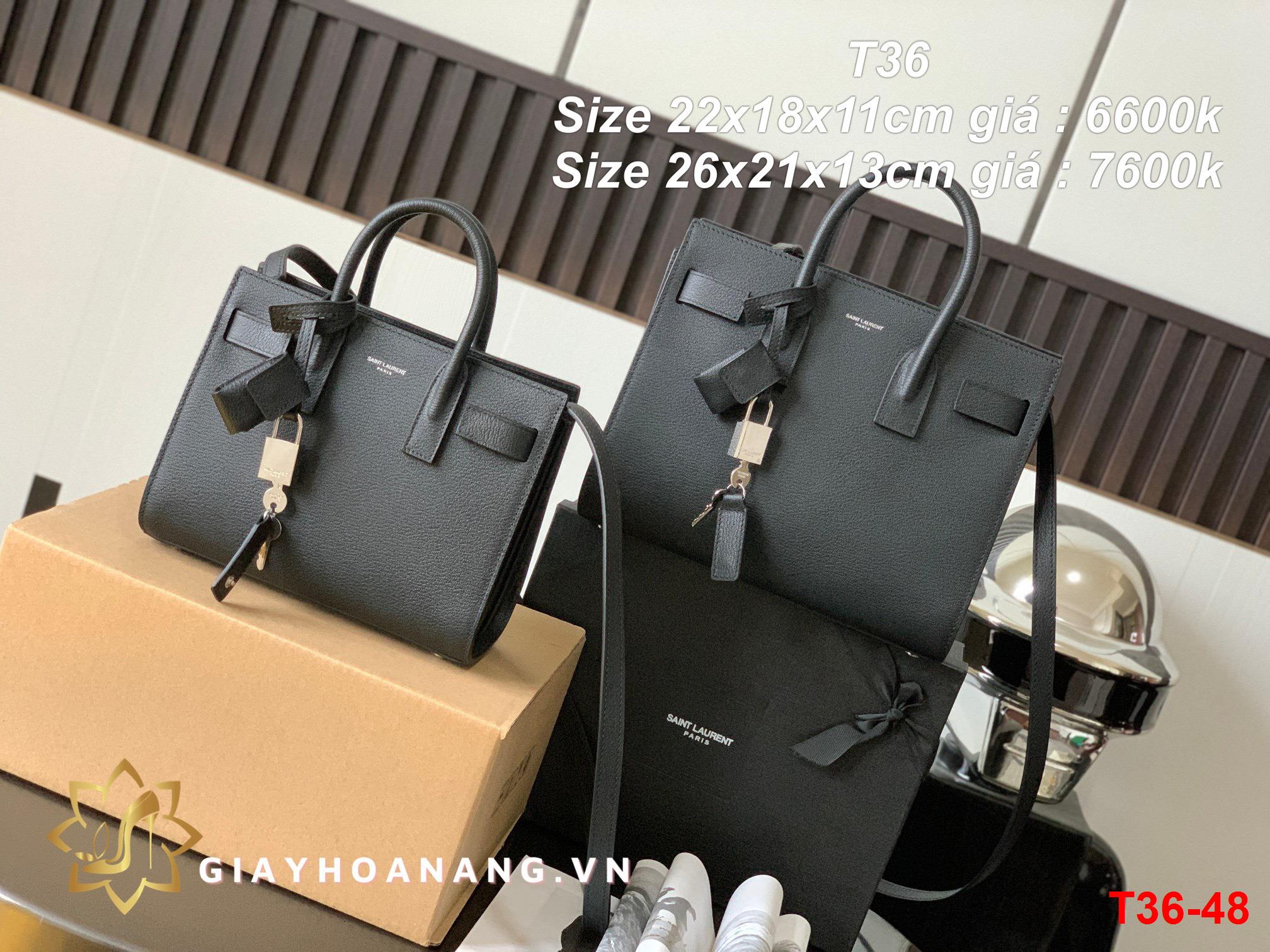 T36-48 Saint Laurent túi size 22cm , 26cm siêu cấp