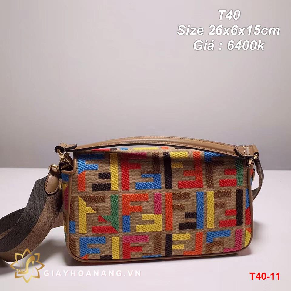 T40-11 Fendi túi size 26cm siêu cấp