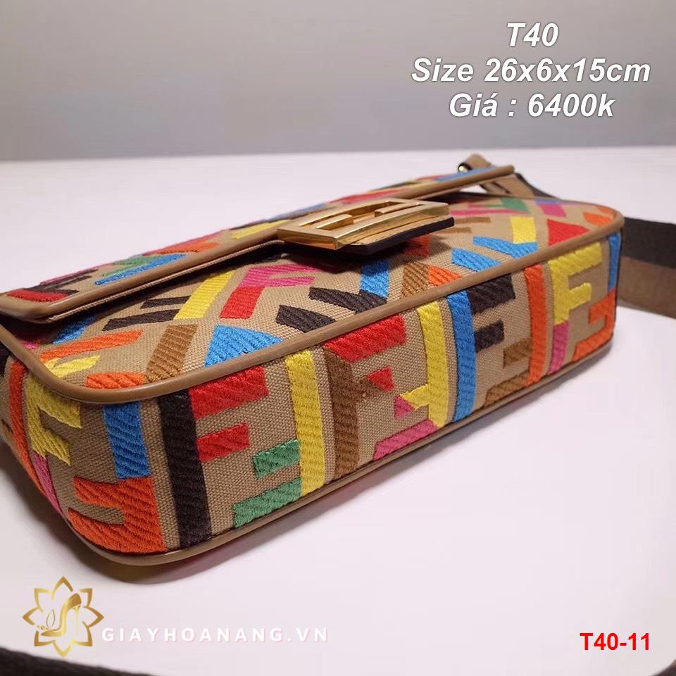 T40-11 Fendi túi size 26cm siêu cấp