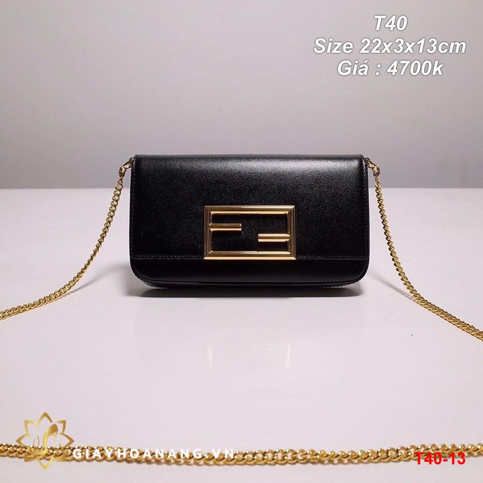 T40-13 Fendi túi size 22cm siêu cấp