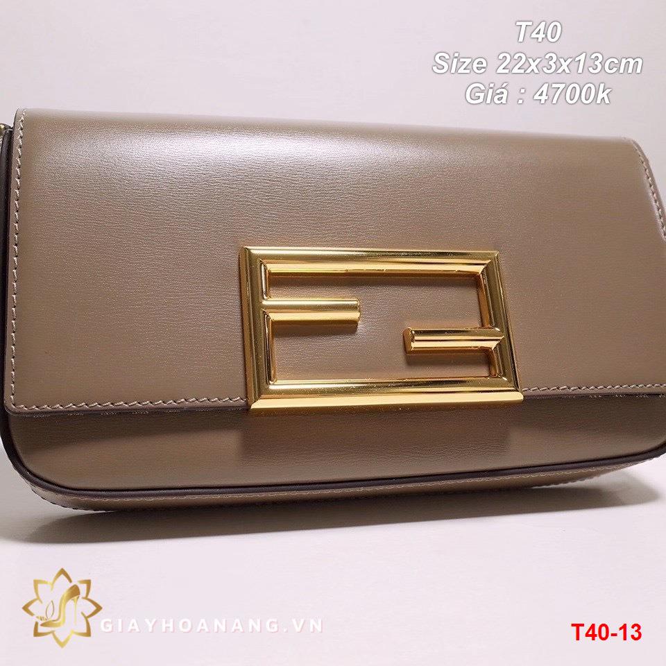 T40-13 Fendi túi size 22cm siêu cấp