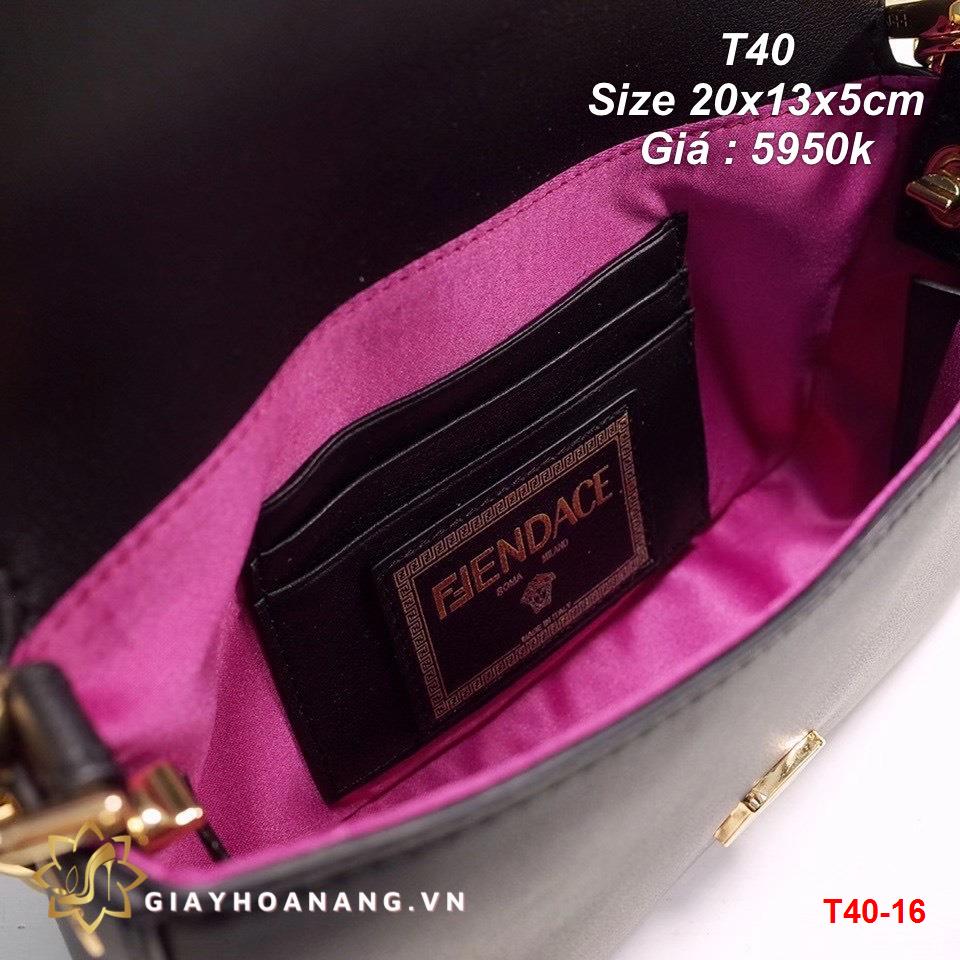 T40-16 Fendi túi size 20cm siêu cấp