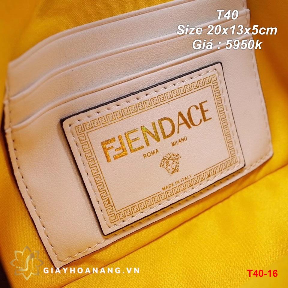 T40-16 Fendi túi size 20cm siêu cấp