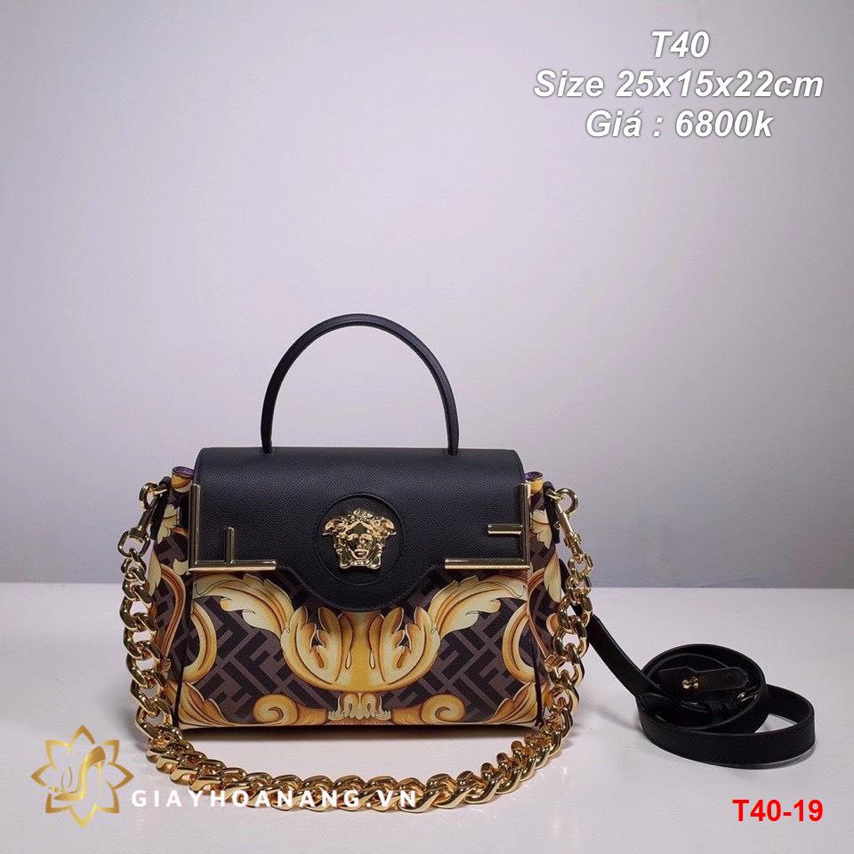 T40-19 Versace túi size 25cm siêu cấp