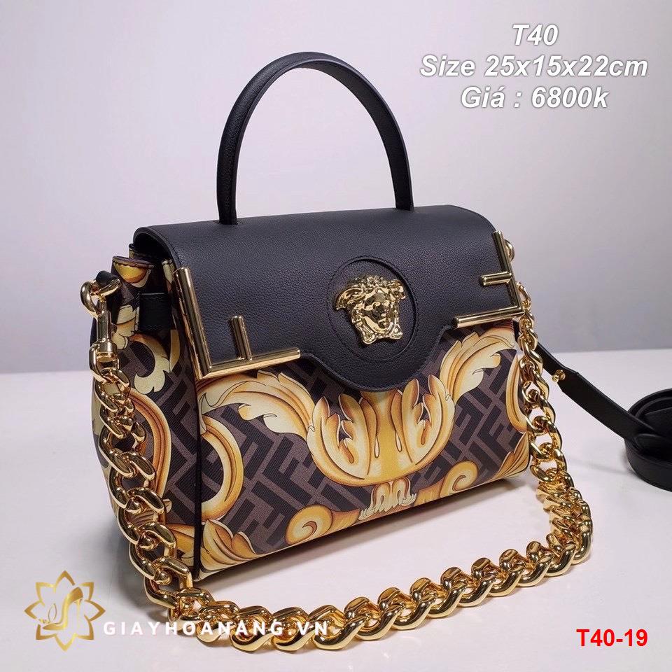 T40-19 Versace túi size 25cm siêu cấp