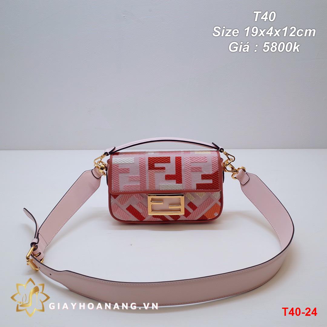 T40-24 Fendi túi size 19cm siêu cấp