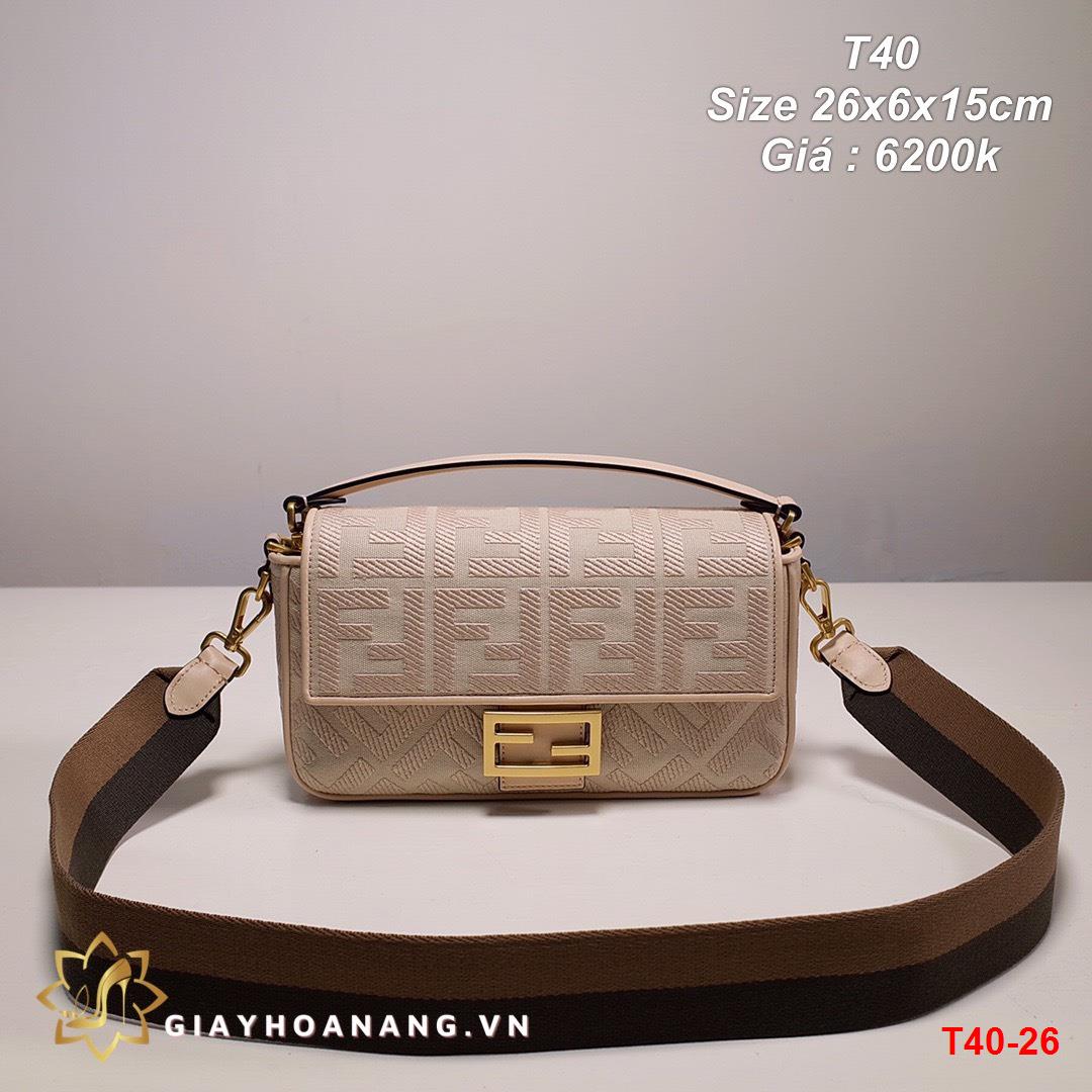 T40-26 Fendi túi size 26cm siêu cấp