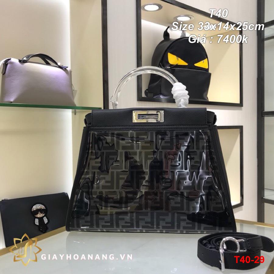 T40-29 Fendi túi size 33cm siêu cấp