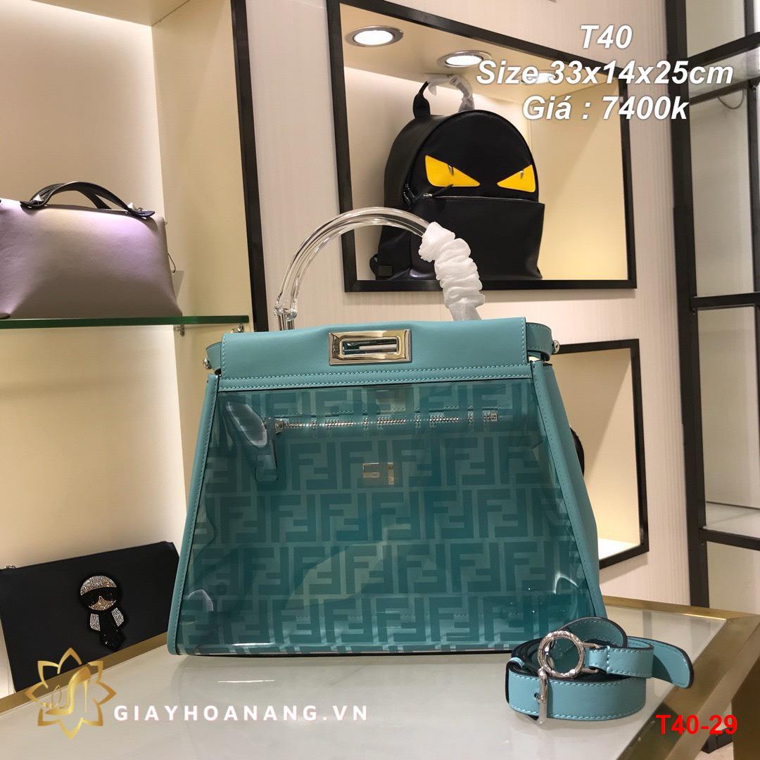 T40-29 Fendi túi size 33cm siêu cấp