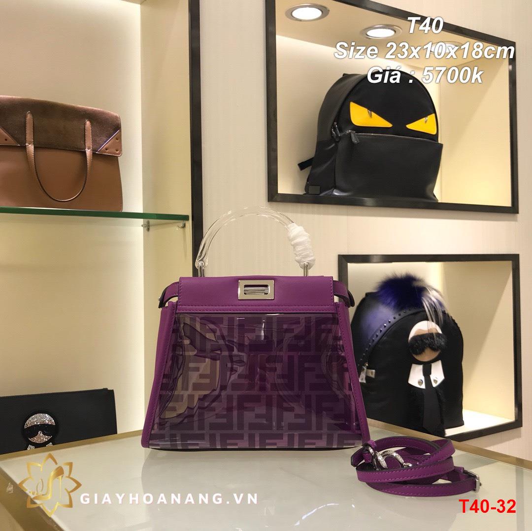 T40-32 Fendi túi size 23cm siêu cấp