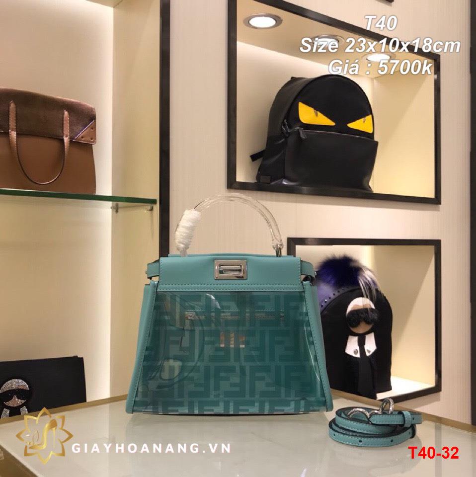 T40-32 Fendi túi size 23cm siêu cấp