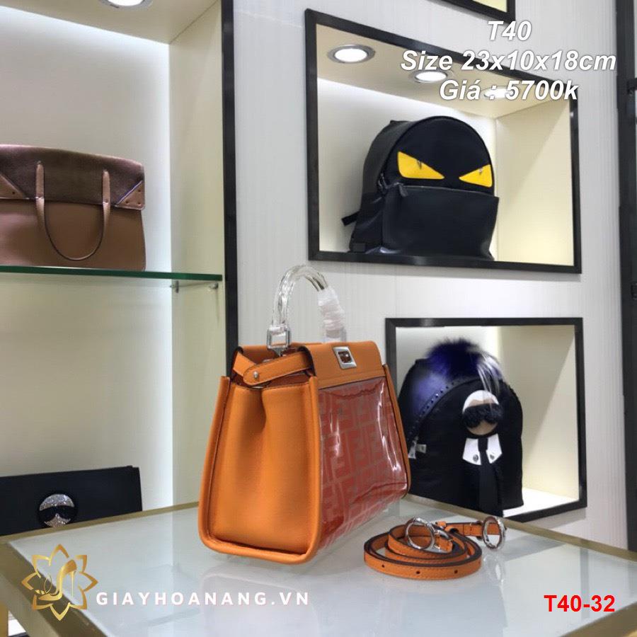 T40-32 Fendi túi size 23cm siêu cấp