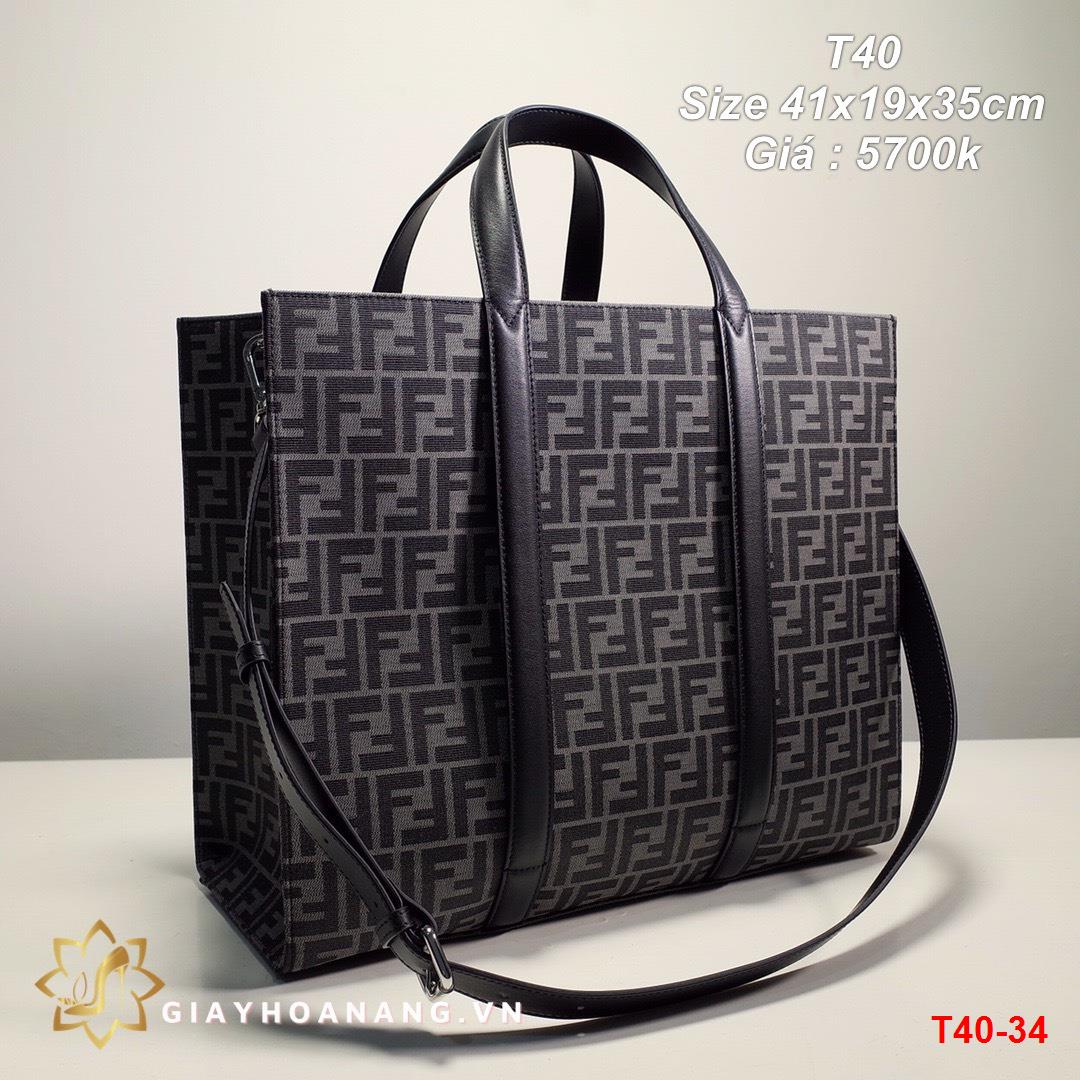 T40-34 Fendi túi size 41cm siêu cấp