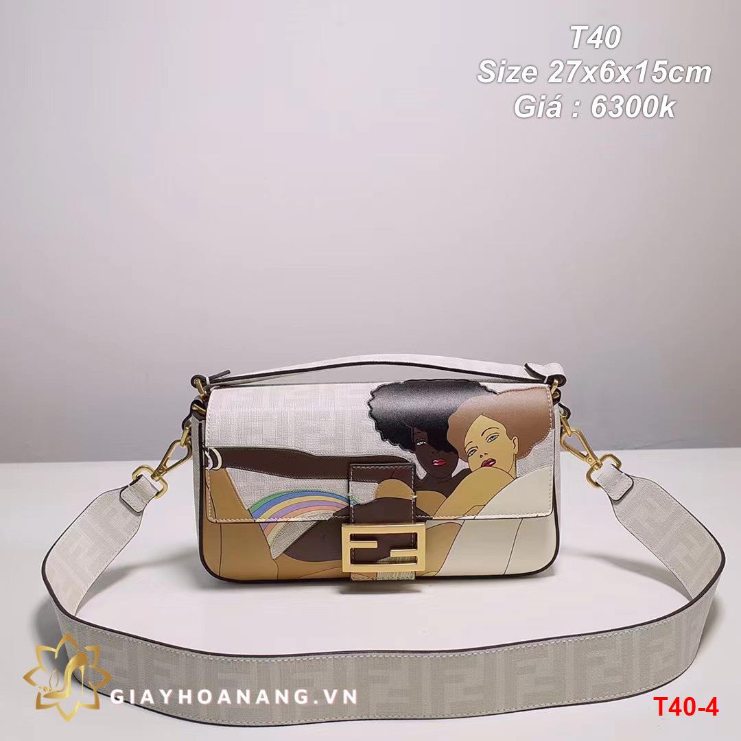 T40-4 Fendi túi size 27cm siêu cấp