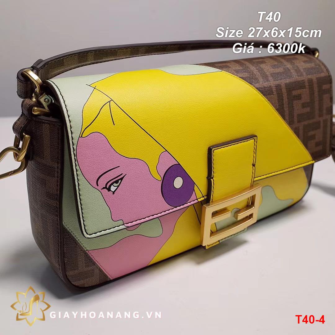 T40-4 Fendi túi size 27cm siêu cấp