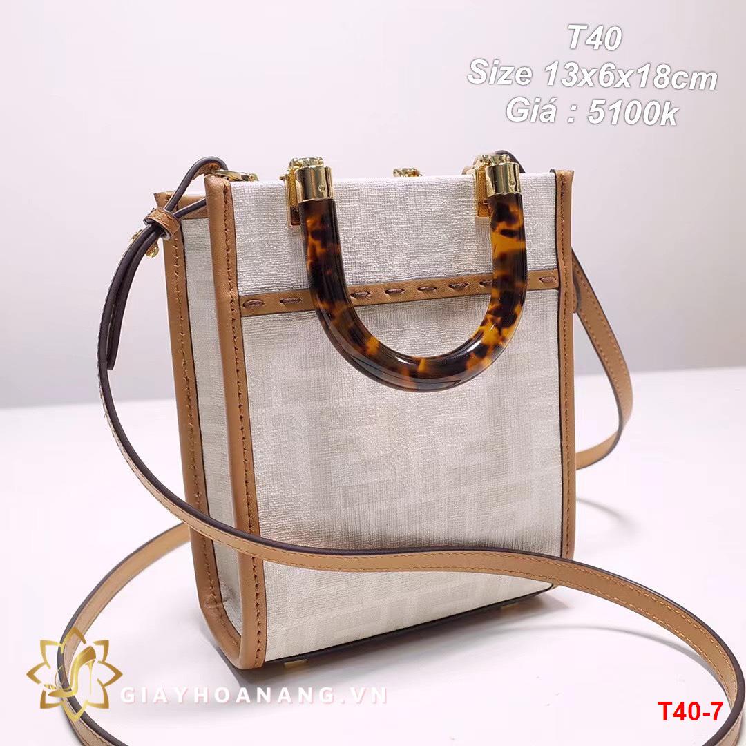 T40-7 Fendi túi size 13cm siêu cấp