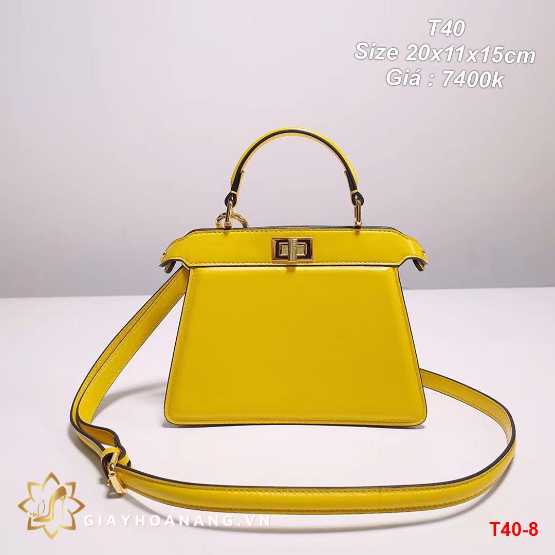 T40-8 Fendi túi size 20cm siêu cấp