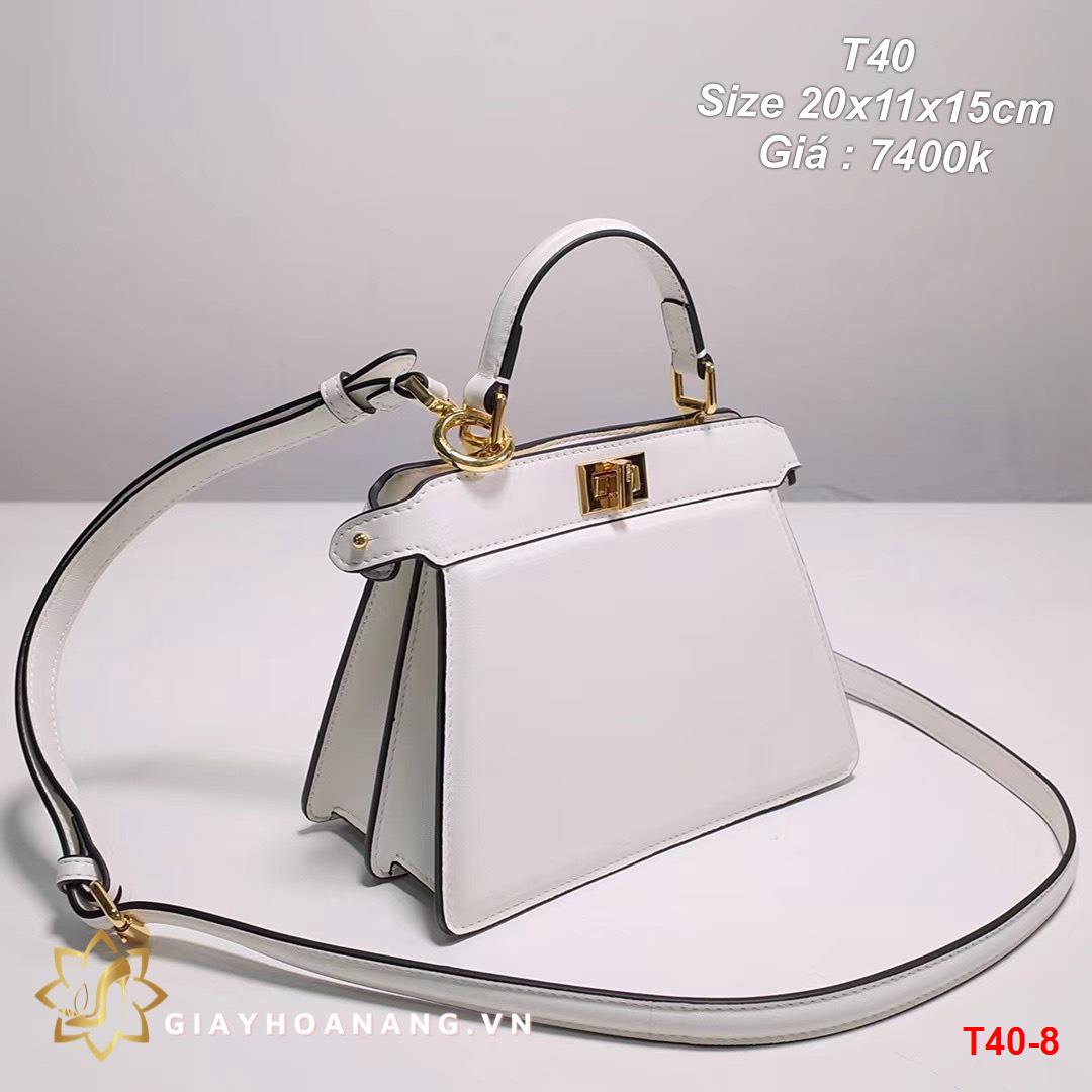 T40-8 Fendi túi size 20cm siêu cấp