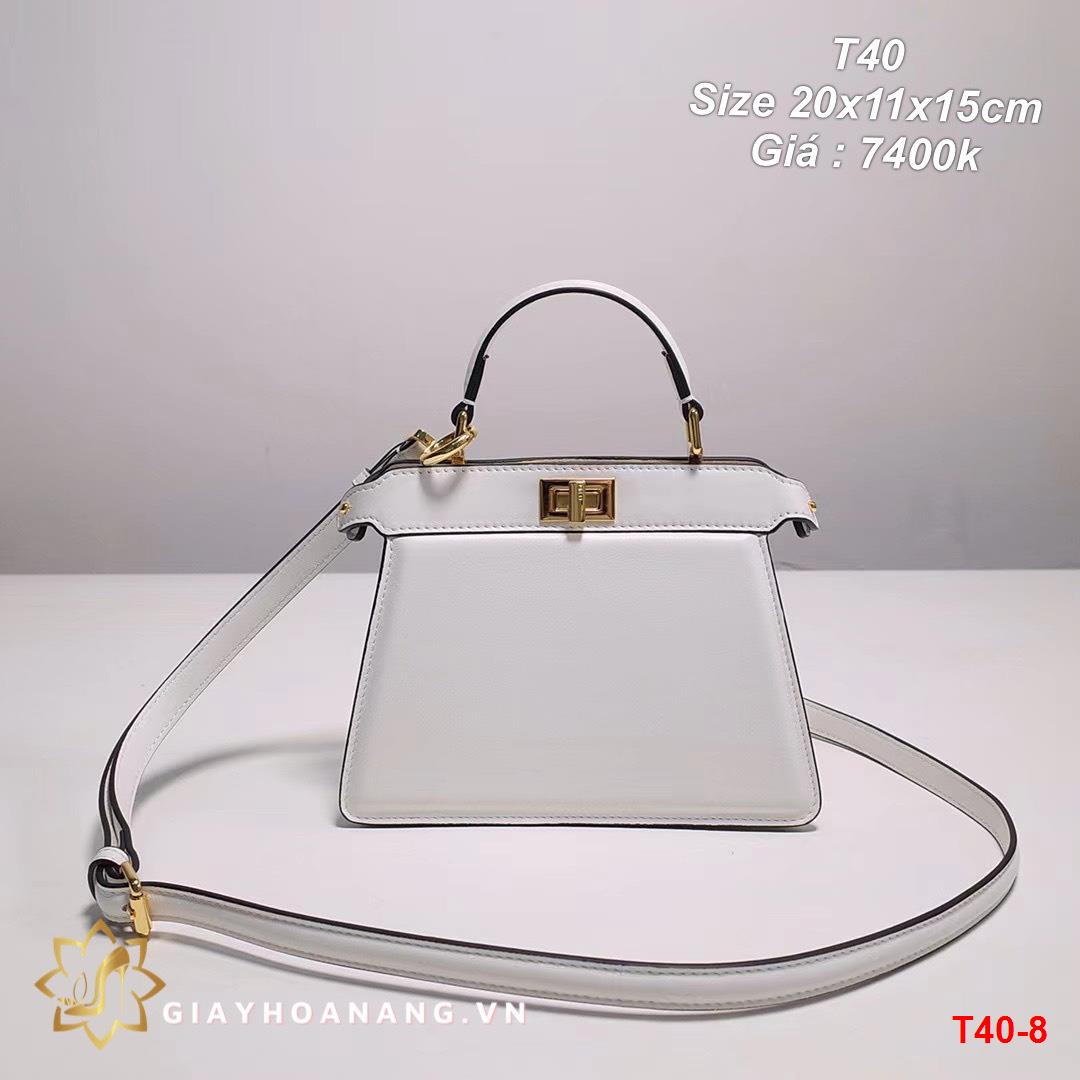 T40-8 Fendi túi size 20cm siêu cấp