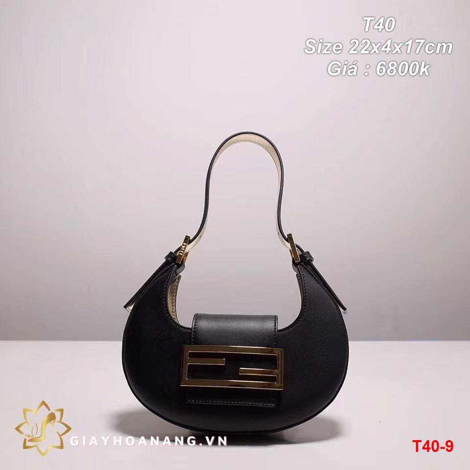 T40-9 Fendi túi size 22cm siêu cấp