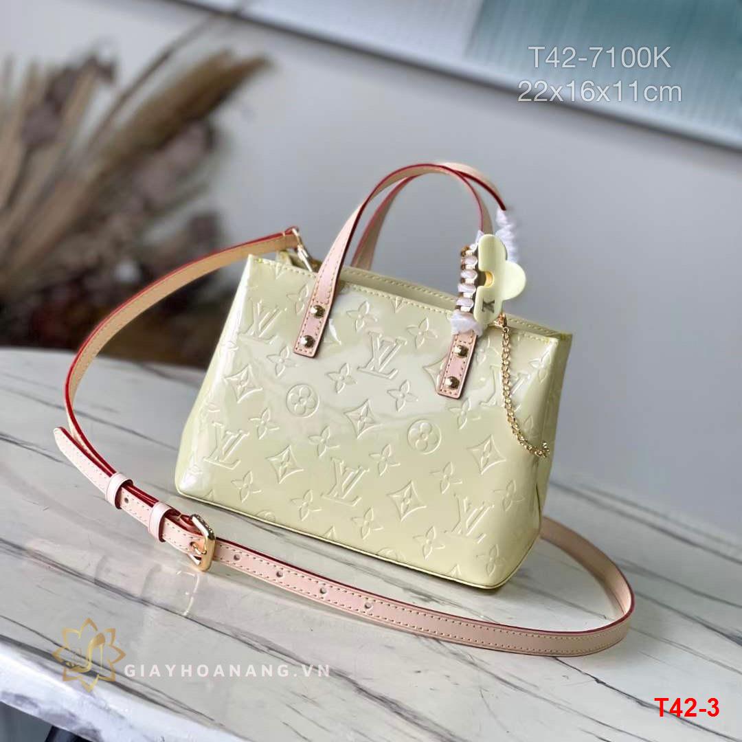 T42-3 Louis Vuitton túi xách siêu cấp size 22cm