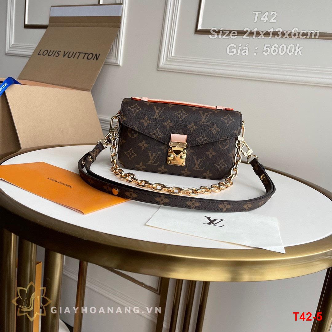 T42-5 Louis Vuitton túi size 21cm siêu cấp