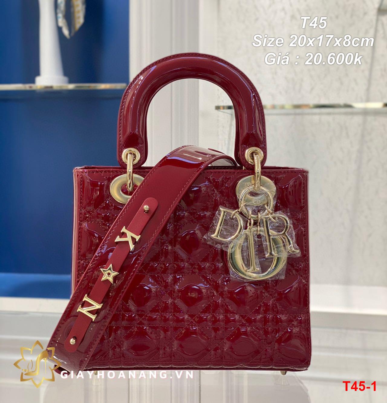 T45-1 Dior túi size 20cm siêu cấp