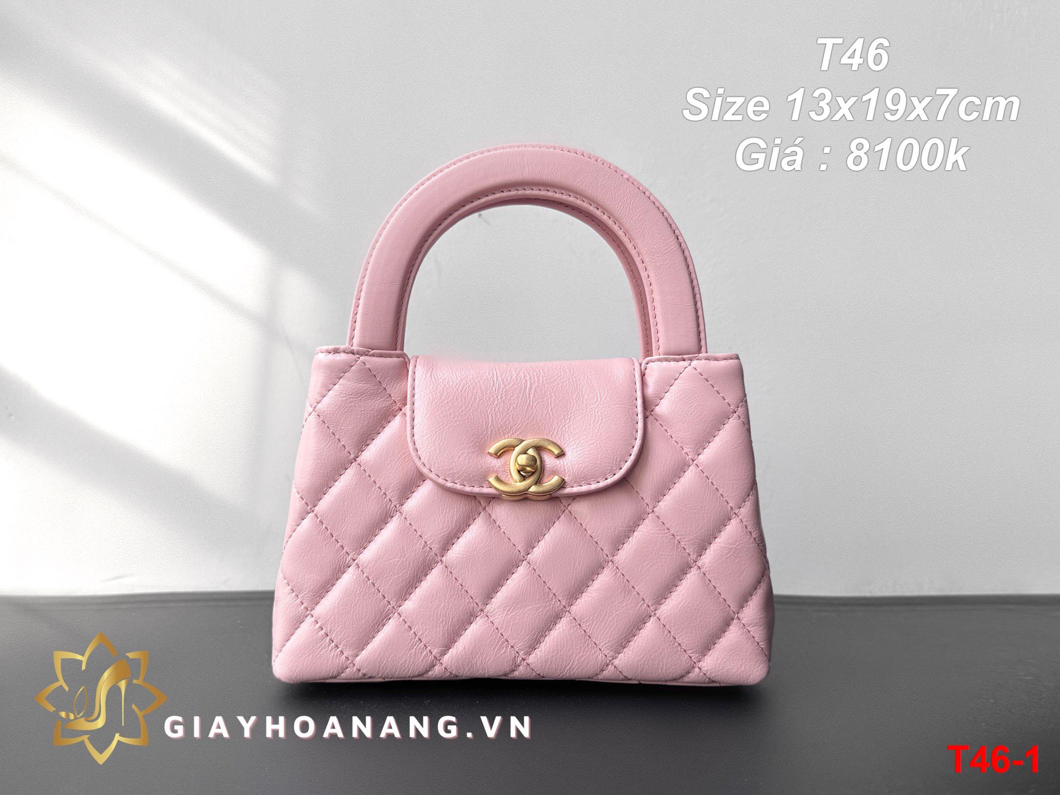 T46-1 Chanel túi size 19cm siêu cấp