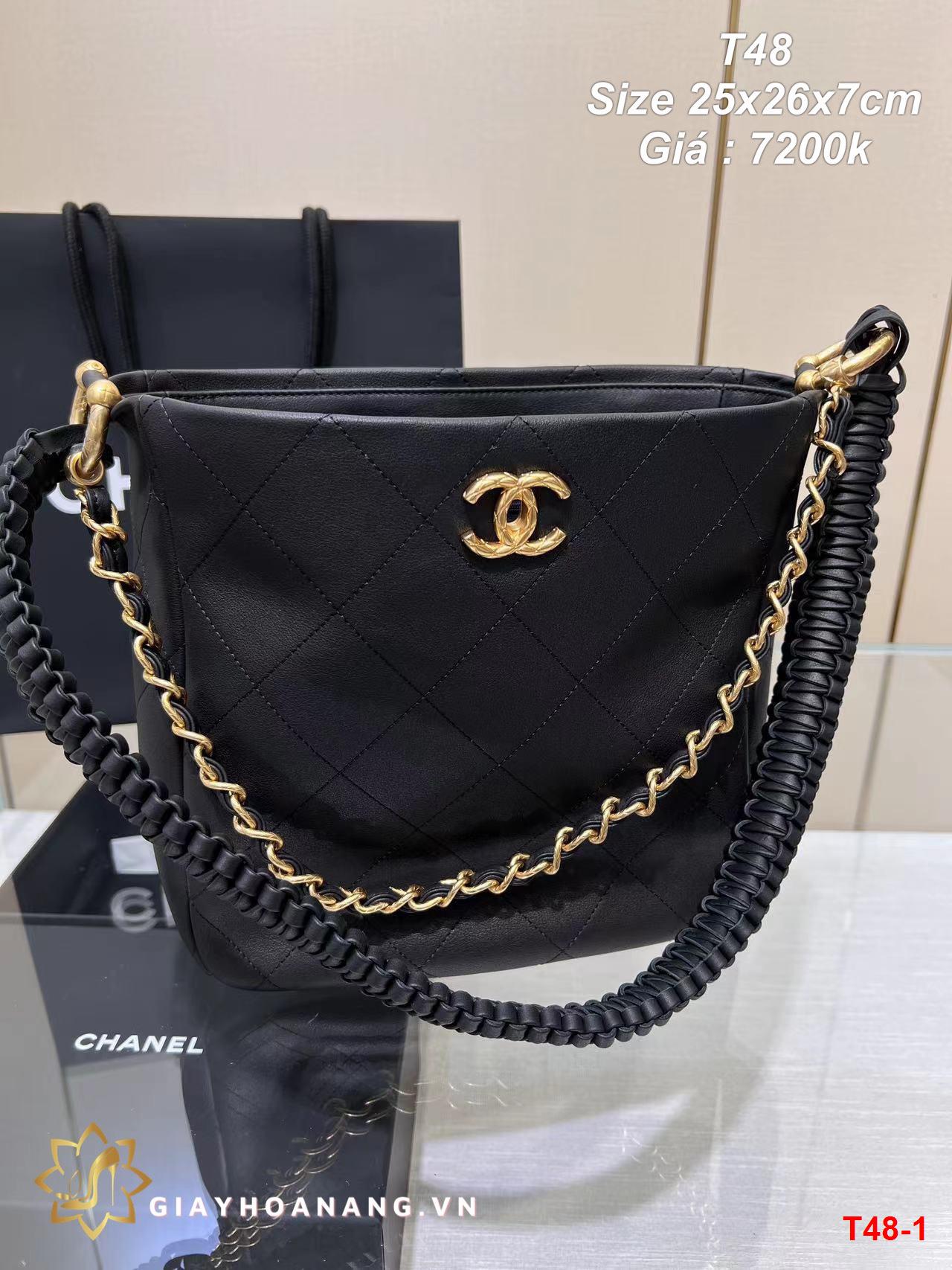 T48-1 Chanel túi size 25cm siêu cấp