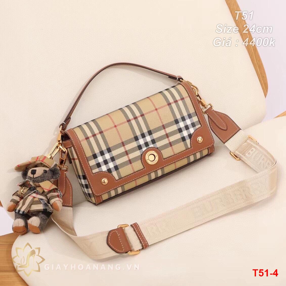 T51-4 Buberry túi size 24cm siêu cấp