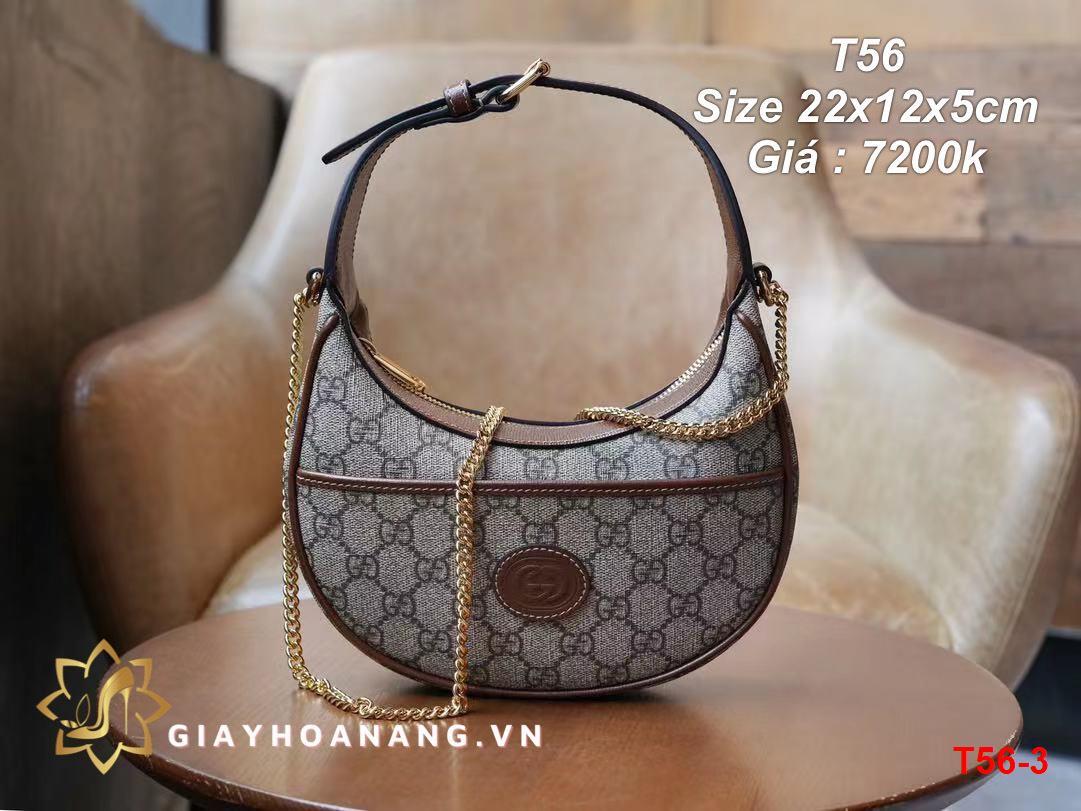 T56-3 Gucci túi size 22cm siêu cấp