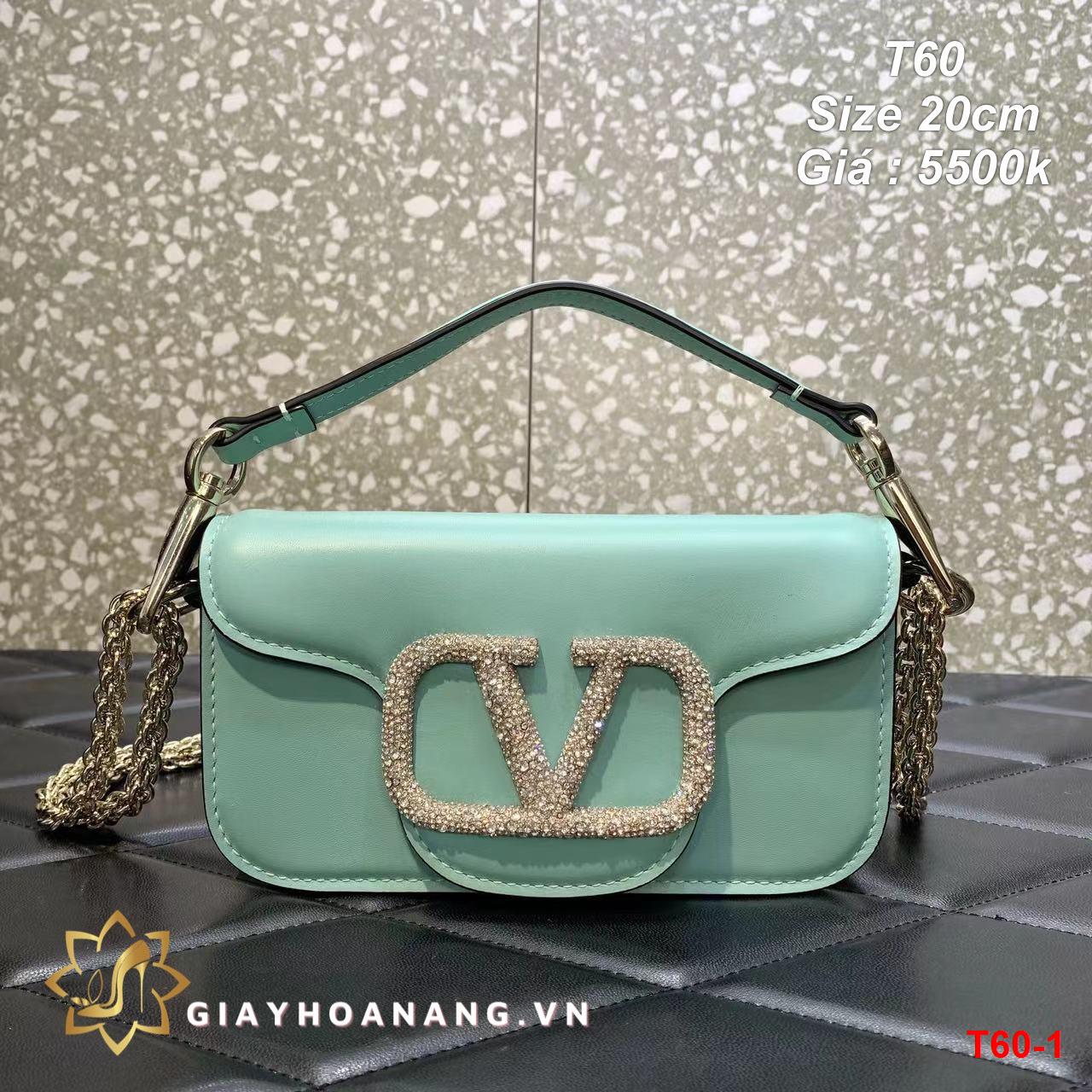 T60-1 Valentino túi size 20cm siêu cấp