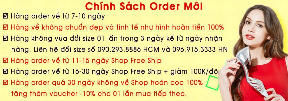 Chính Sách Order Mới