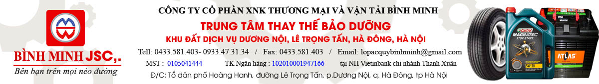 CÔNG TY CỔ PHẦN XNK THƯƠNG MẠI VÀ VẬN TẢI BÌNH MINH