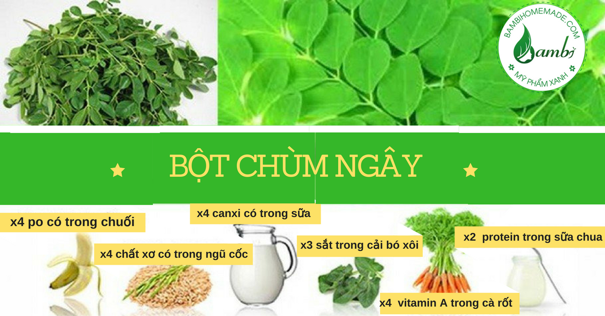 chùm ngây, bột chùm ngây