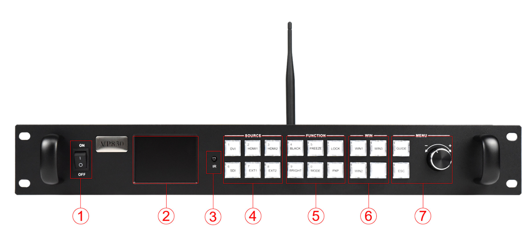 Bộ xử lý hình ảnh HD-VP630V