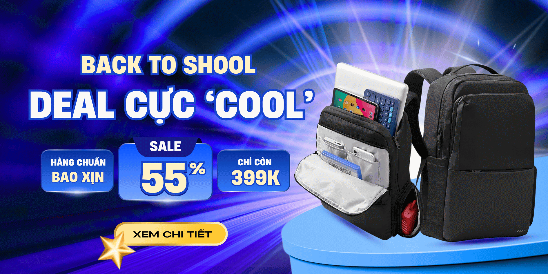 BALO, CẶP TÚI GIẢM GIÁ SỐC BACK TO SCHOOL TẠI BIGBAG