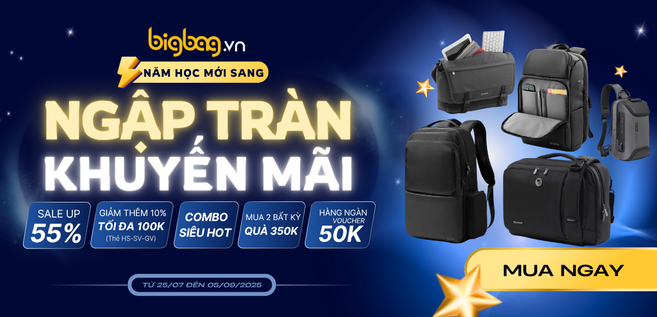 BALO CẶP TÚI GIẢM SỐC TẠI BIGBAG