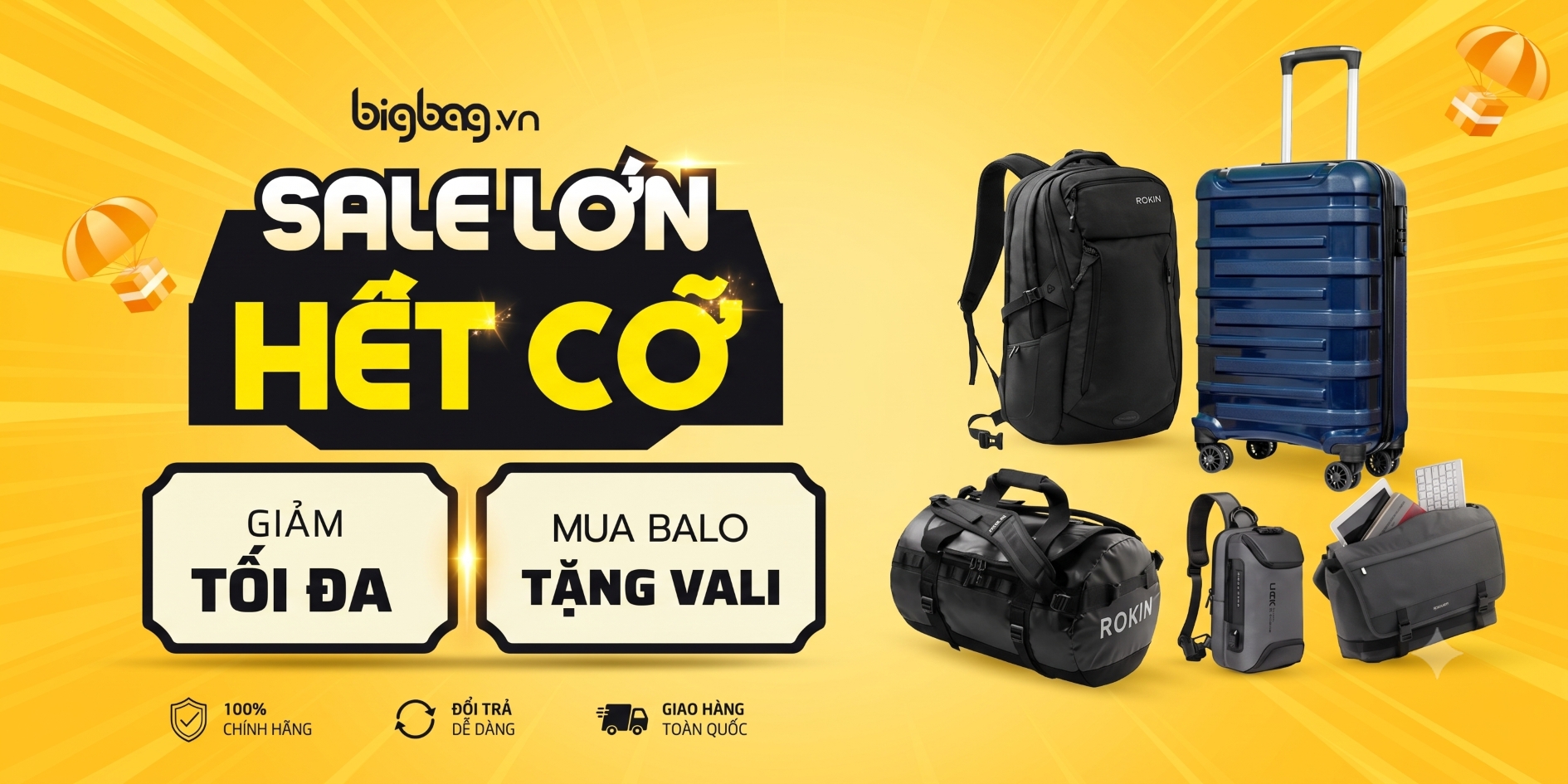 BALO CẶP TÚI GIẢM SỐC TẠI BIGBAG