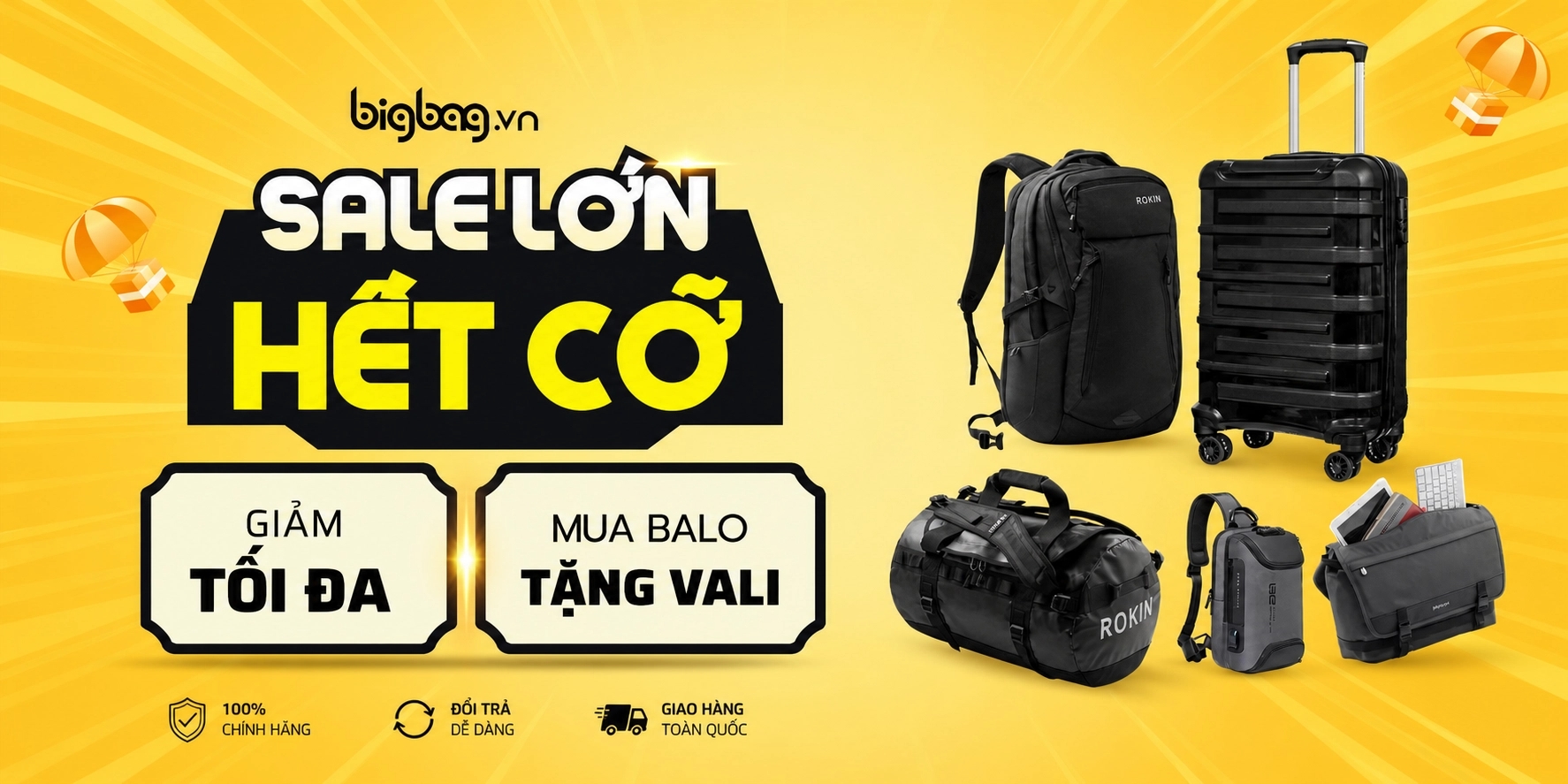 BALO CẶP TÚI GIẢM SỐC TẠI BIGBAG