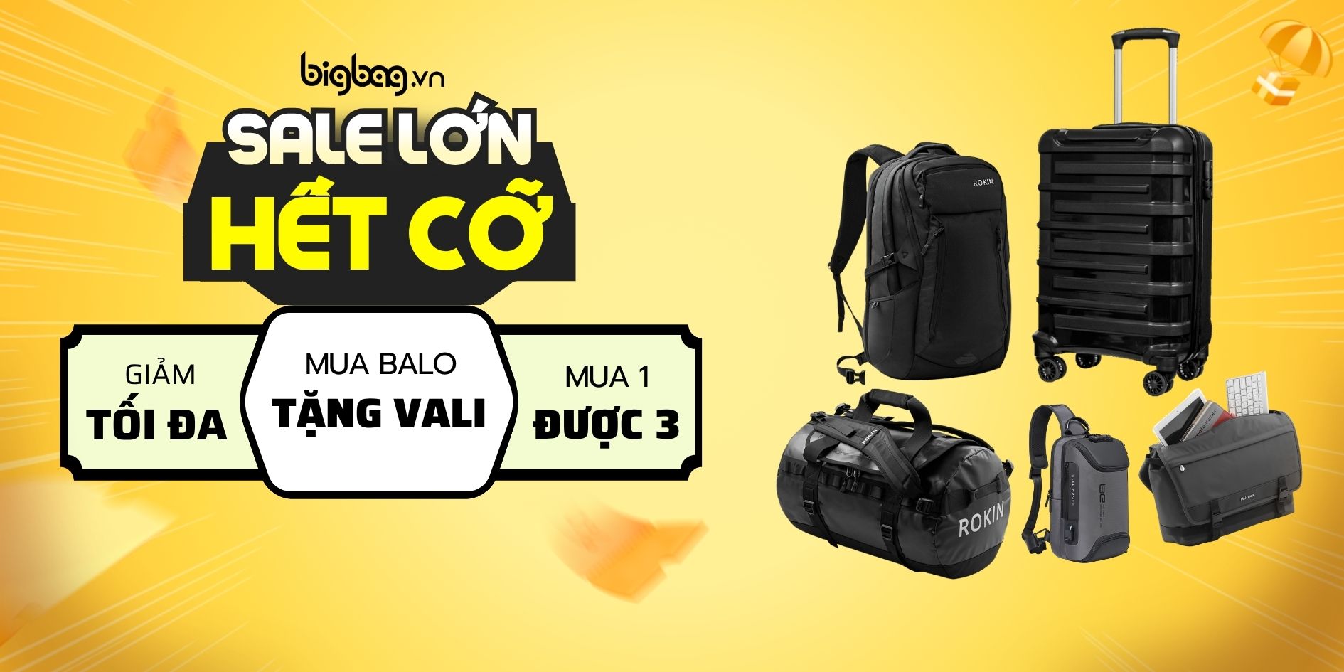 BALO CẶP TÚI GIẢM SỐC TẠI BIGBAG