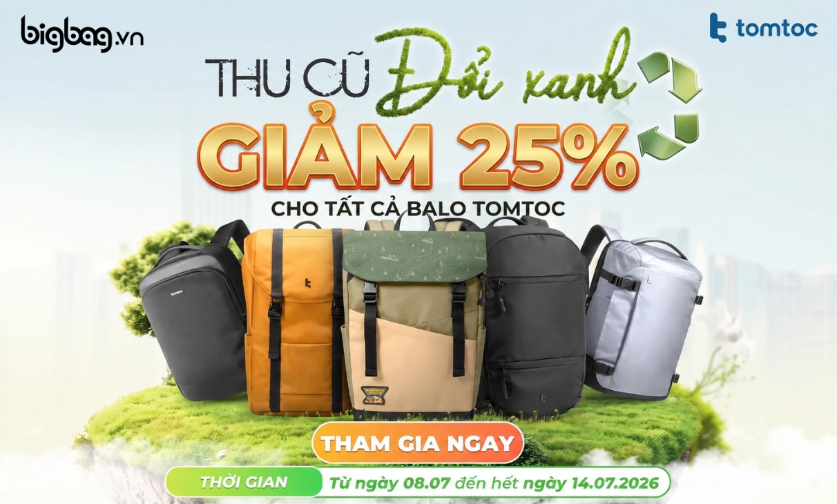 BALO CẶP TÚI GIẢM SỐC TẠI BIGBAG