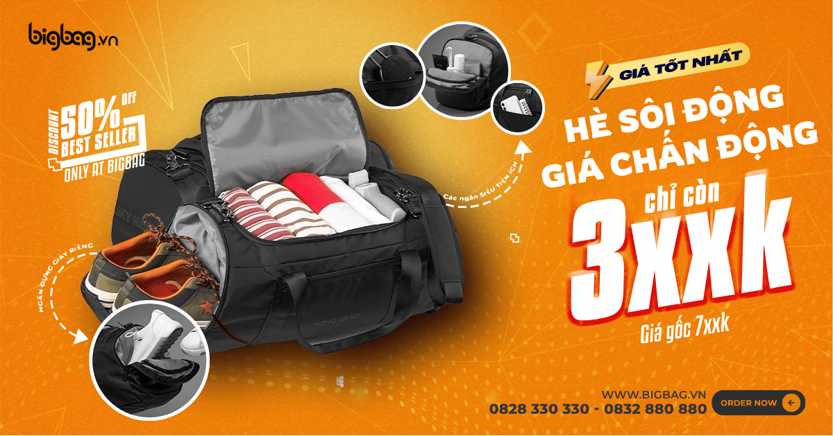 BIGBAG GIẢM GIÁ SỐC BALO, CẶP TÚI DU LỊCH
