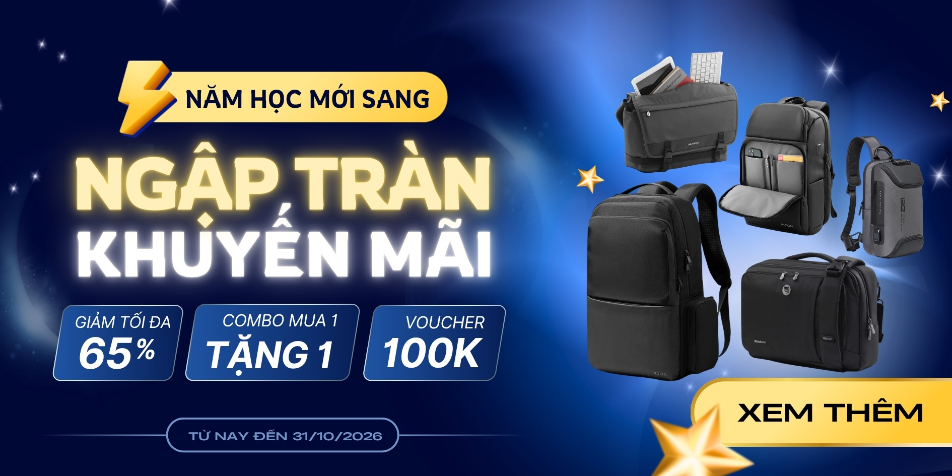 BALO CẶP TÚI GIẢM SỐC TẠI BIGBAG