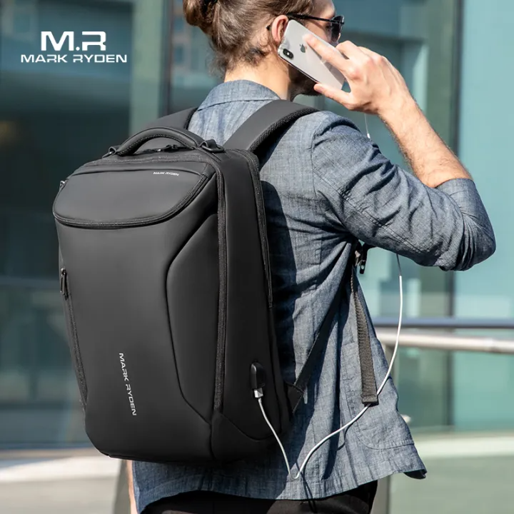 Balo laptop du lịch Mark Ryden Compacto Pro tích hợp cổng USB tại BigBag.vn