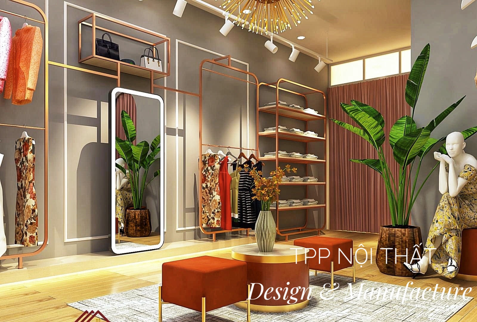 CÁC Ý TƯỞNG DECOR SHOP THỜI TRANG ĐỘC ĐÁO