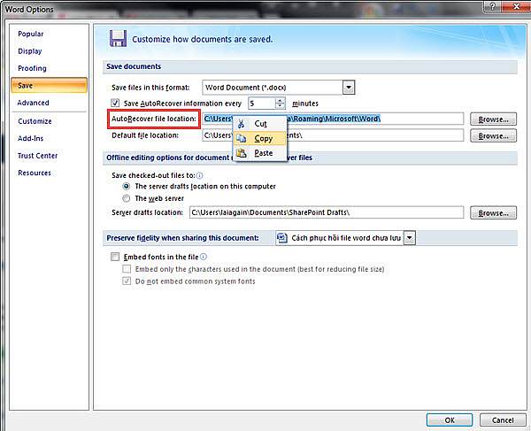 Cách phục hồi file word chưa lưu, lấy lại văn bản chưa save